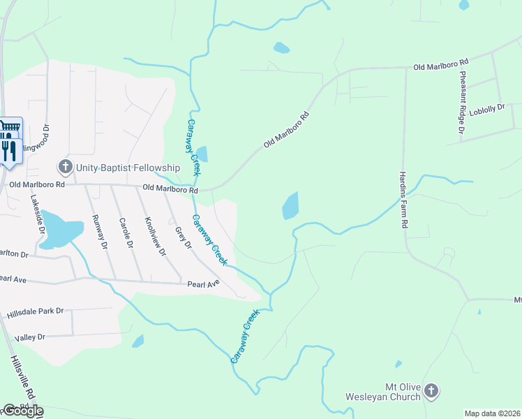 map of restaurants, bars, coffee shops, grocery stores, and more near 4303 Old Marlboro Road in Sophia