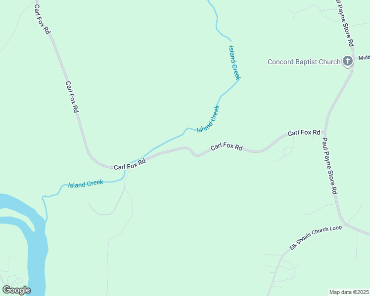 map of restaurants, bars, coffee shops, grocery stores, and more near Carl Fox Road in Township of Taylorsville