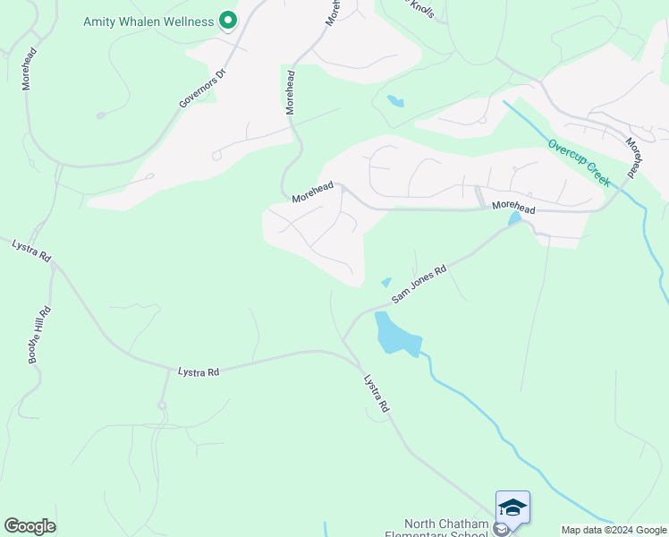 map of restaurants, bars, coffee shops, grocery stores, and more near 77009 Miller in Chapel Hill