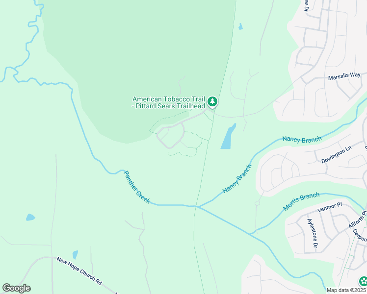 map of restaurants, bars, coffee shops, grocery stores, and more near 804 Rockhouse Court in Cary