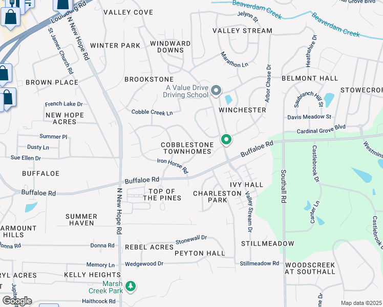 map of restaurants, bars, coffee shops, grocery stores, and more near 4540 Antique Lane in Raleigh