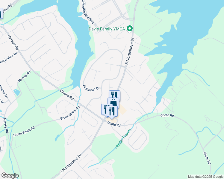 map of restaurants, bars, coffee shops, grocery stores, and more near 12316 Bonnybridge Lane in Knoxville