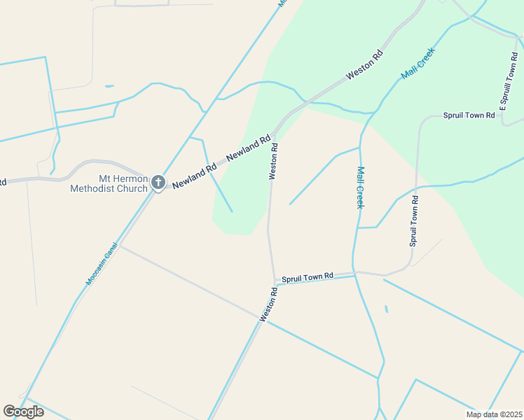 map of restaurants, bars, coffee shops, grocery stores, and more near 1164 Weston Road in Creswell