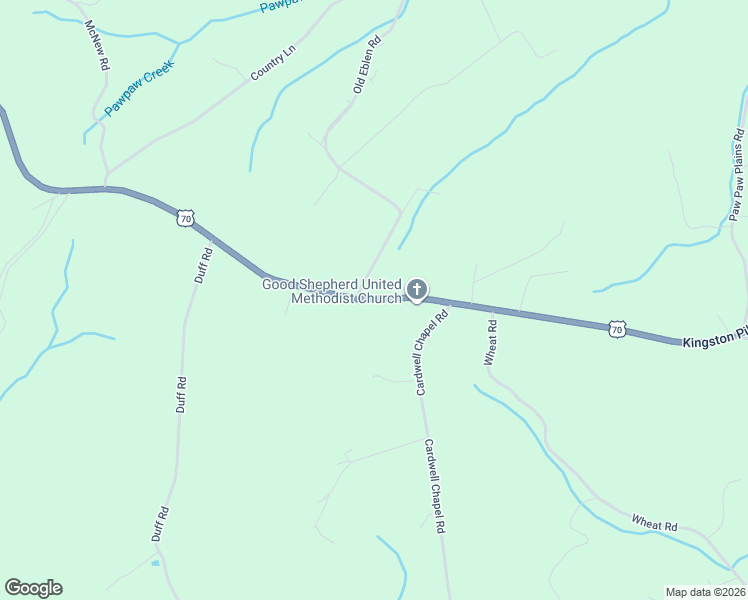 map of restaurants, bars, coffee shops, grocery stores, and more near 106 Copenhaver Road in Lenoir City