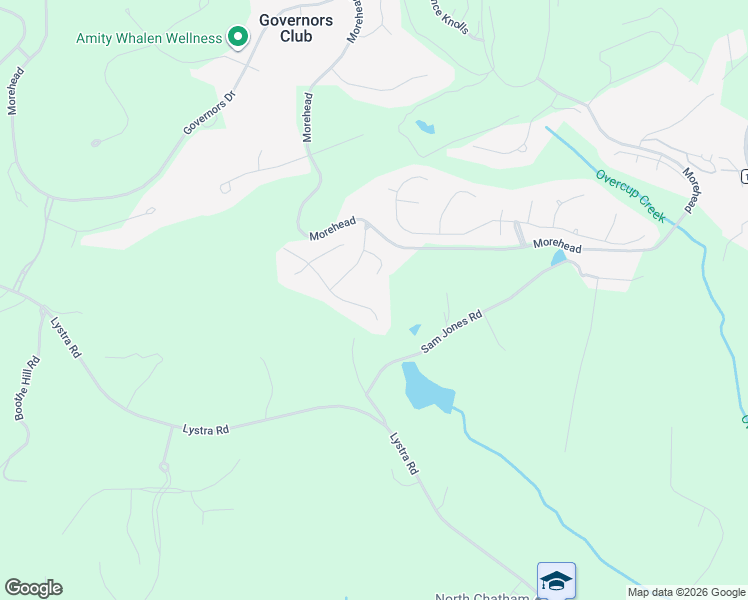 map of restaurants, bars, coffee shops, grocery stores, and more near 77010 Miller in Chapel Hill