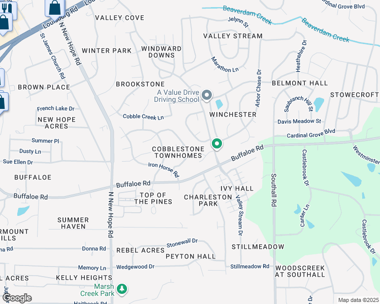 map of restaurants, bars, coffee shops, grocery stores, and more near 4521 Antique Lane in Raleigh