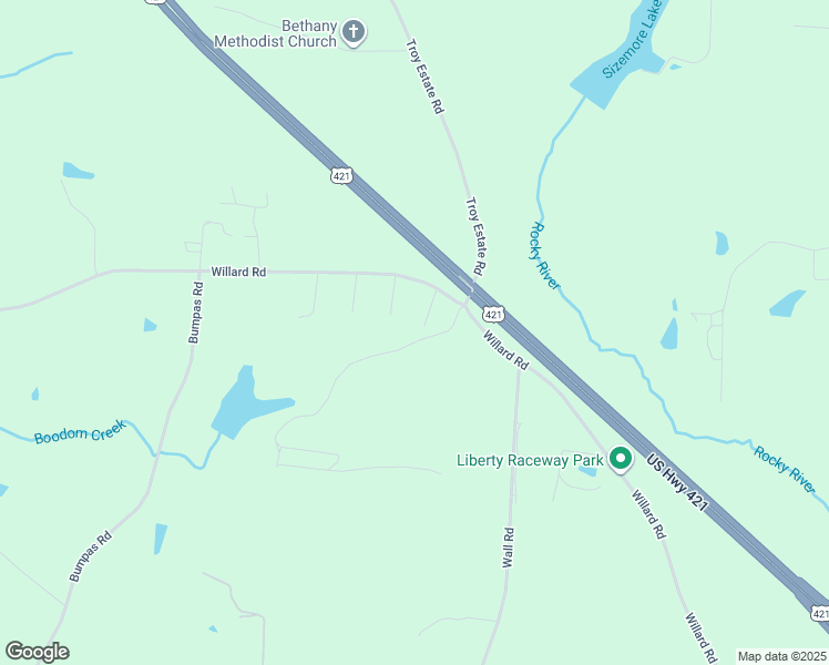 map of restaurants, bars, coffee shops, grocery stores, and more near 3153 Dogwood Way in Staley