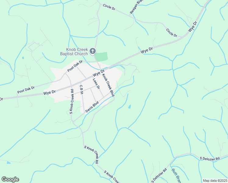 map of restaurants, bars, coffee shops, grocery stores, and more near 839 Knob Creek Boulevard in Seymour