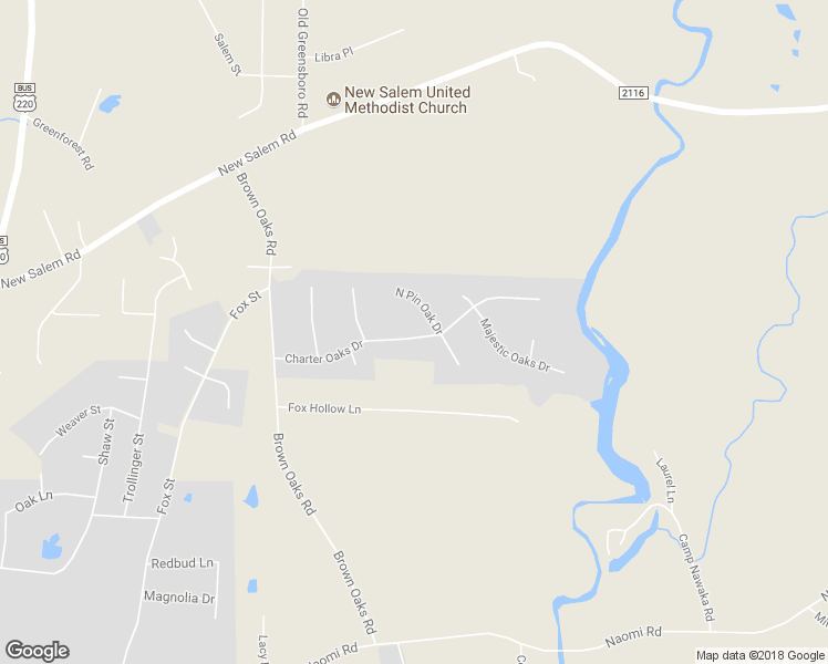 map of restaurants, bars, coffee shops, grocery stores, and more near 855 Charter Oaks Drive in Randleman