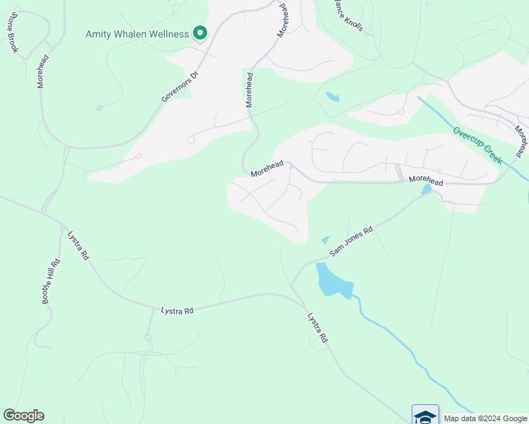 map of restaurants, bars, coffee shops, grocery stores, and more near 75006 Miller in Chapel Hill