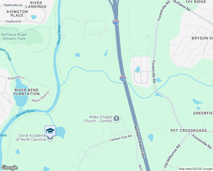 map of restaurants, bars, coffee shops, grocery stores, and more near 7130 Blue Run Lane in Raleigh