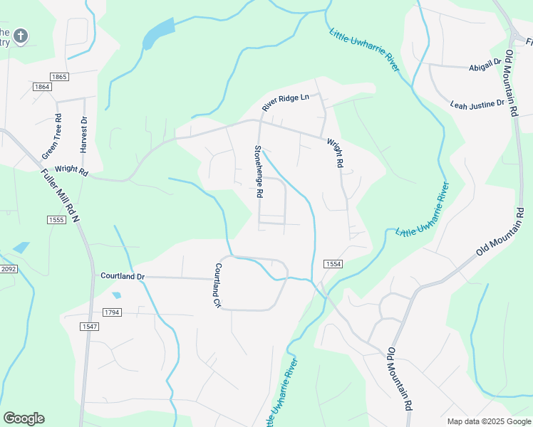 map of restaurants, bars, coffee shops, grocery stores, and more near 2838 Stonehenge Road in Thomasville