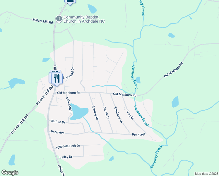 map of restaurants, bars, coffee shops, grocery stores, and more near 3820 Tarmac Drive in Sophia