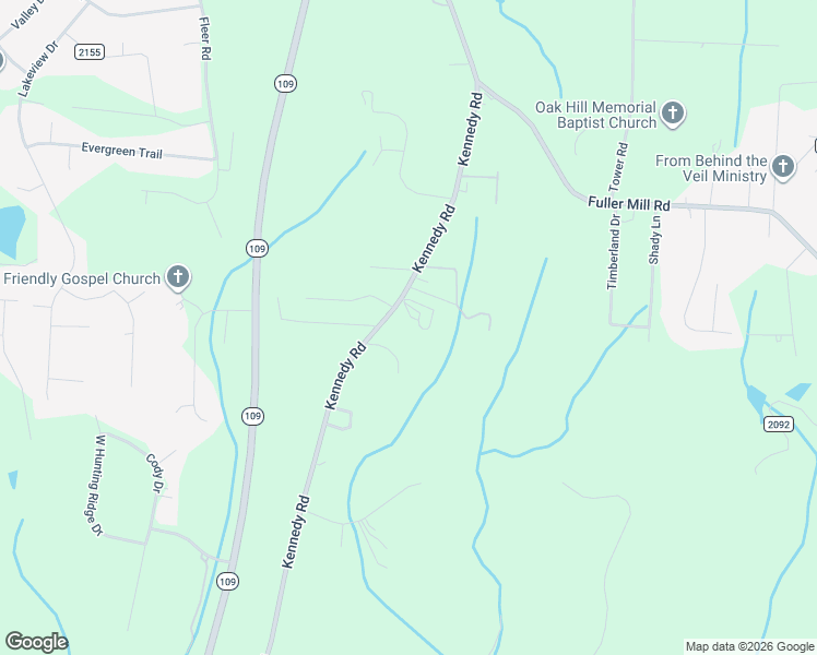 map of restaurants, bars, coffee shops, grocery stores, and more near 1611 Kennedy Road in Thomasville