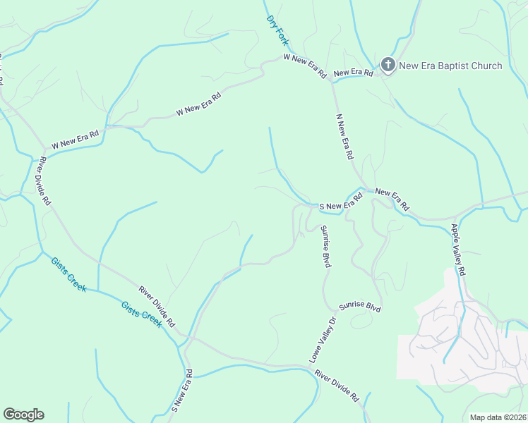 map of restaurants, bars, coffee shops, grocery stores, and more near 921 South New Era Road in Sevierville