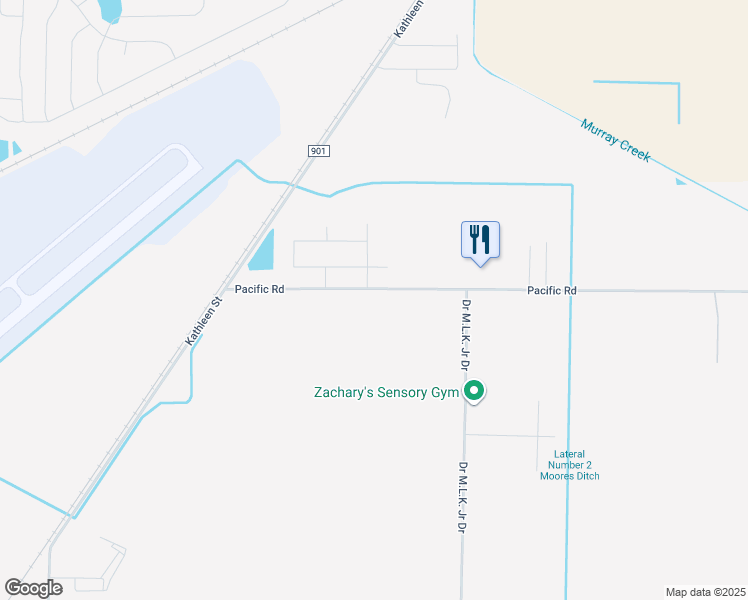 map of restaurants, bars, coffee shops, grocery stores, and more near 5601 Pacific Road in Jonesboro