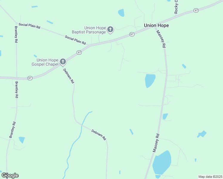 map of restaurants, bars, coffee shops, grocery stores, and more near Massey Road in Zebulon