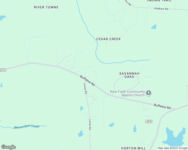 map of restaurants, bars, coffee shops, grocery stores, and more near 8633 Buffaloe Road in Knightdale