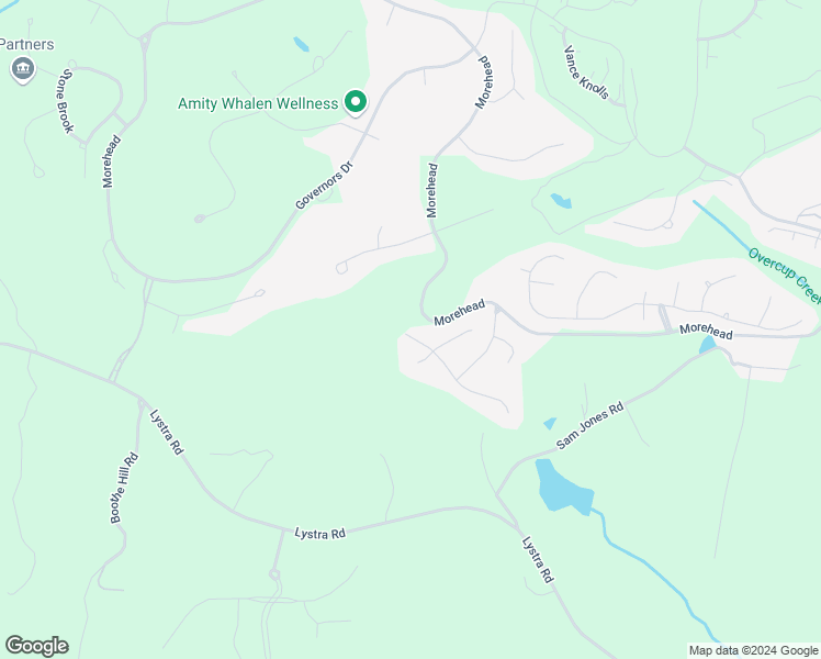 map of restaurants, bars, coffee shops, grocery stores, and more near 75006 Miller in Chapel Hill