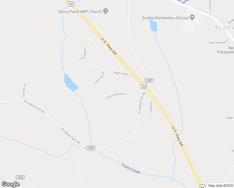 map of restaurants, bars, coffee shops, grocery stores, and more near 166 Cherry Blossom Lane in Stony Point