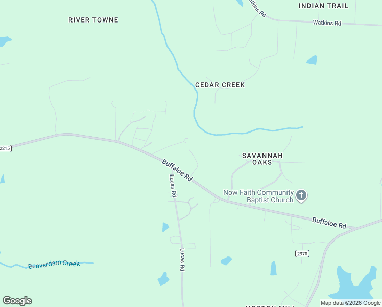 map of restaurants, bars, coffee shops, grocery stores, and more near 8633 Buffaloe Road in Knightdale