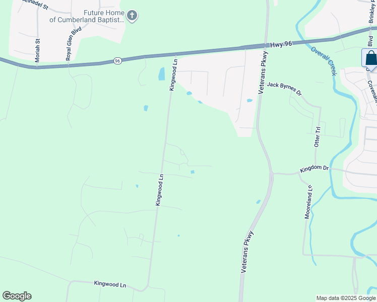 map of restaurants, bars, coffee shops, grocery stores, and more near 527 Kingwood Lane in Rockvale