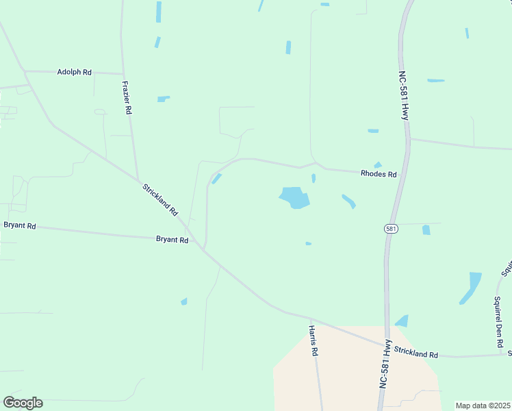 map of restaurants, bars, coffee shops, grocery stores, and more near 6662 Rhodes Road in Bailey
