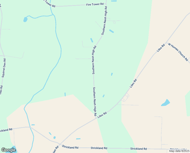 map of restaurants, bars, coffee shops, grocery stores, and more near 7555 Southern Nash High Road in Bailey