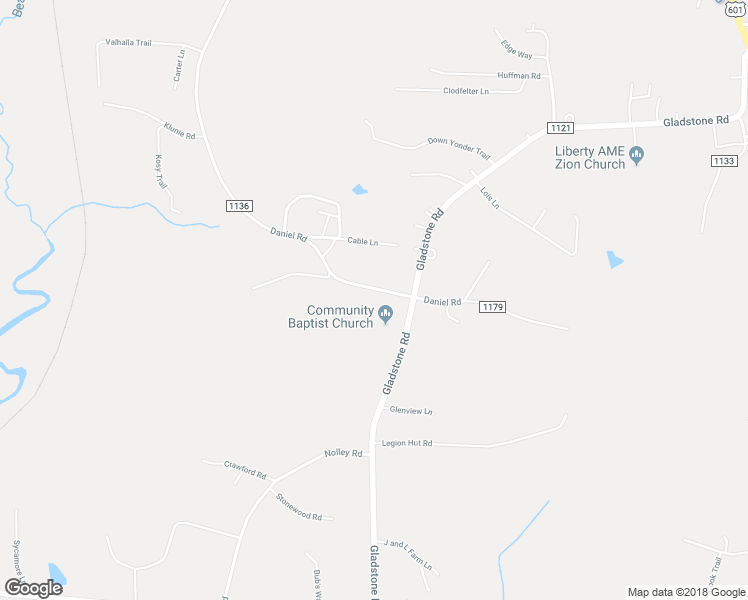 map of restaurants, bars, coffee shops, grocery stores, and more near 1006 Daniel Road in Mocksville