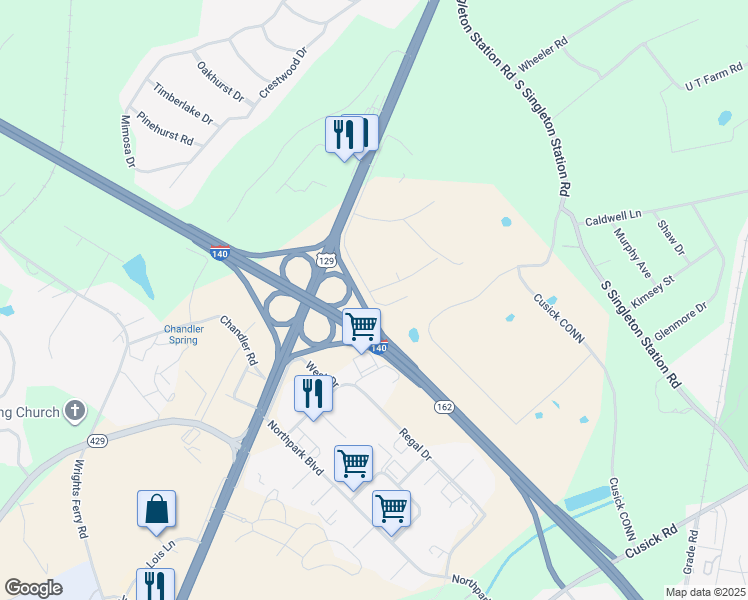 map of restaurants, bars, coffee shops, grocery stores, and more near 834 Mimosa Heights Drive in Louisville
