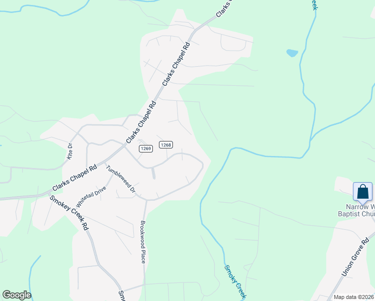 map of restaurants, bars, coffee shops, grocery stores, and more near 2681 Tumbleweed Drive in Lenoir