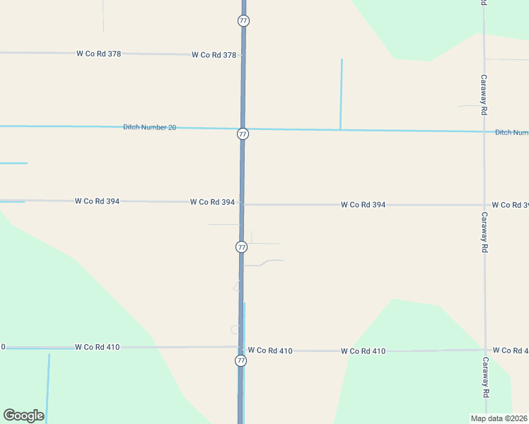 map of restaurants, bars, coffee shops, grocery stores, and more near 3261 West Co Road 394 in Manila