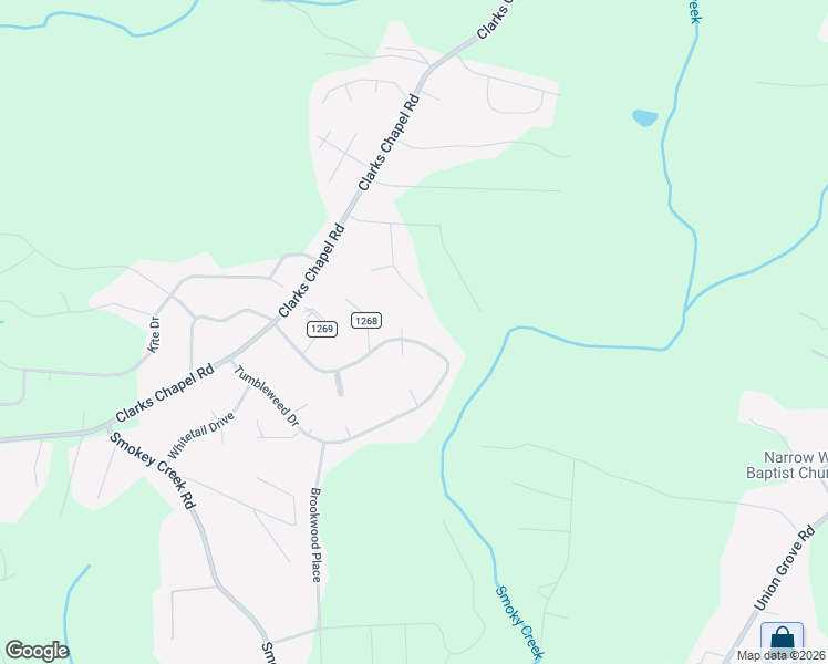 map of restaurants, bars, coffee shops, grocery stores, and more near 2681 Tumbleweed Drive in Lenoir
