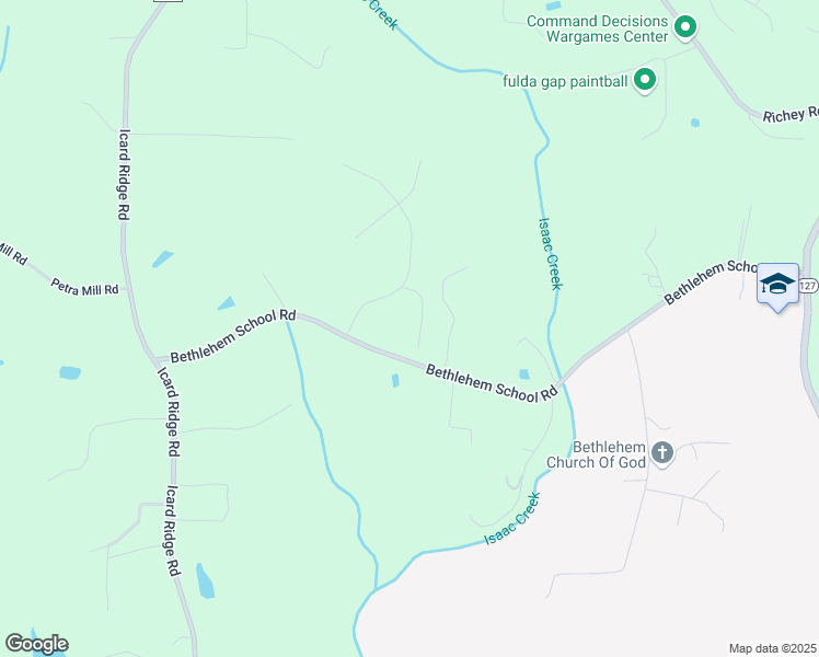 map of restaurants, bars, coffee shops, grocery stores, and more near 66 Hawks Ridge in Hickory