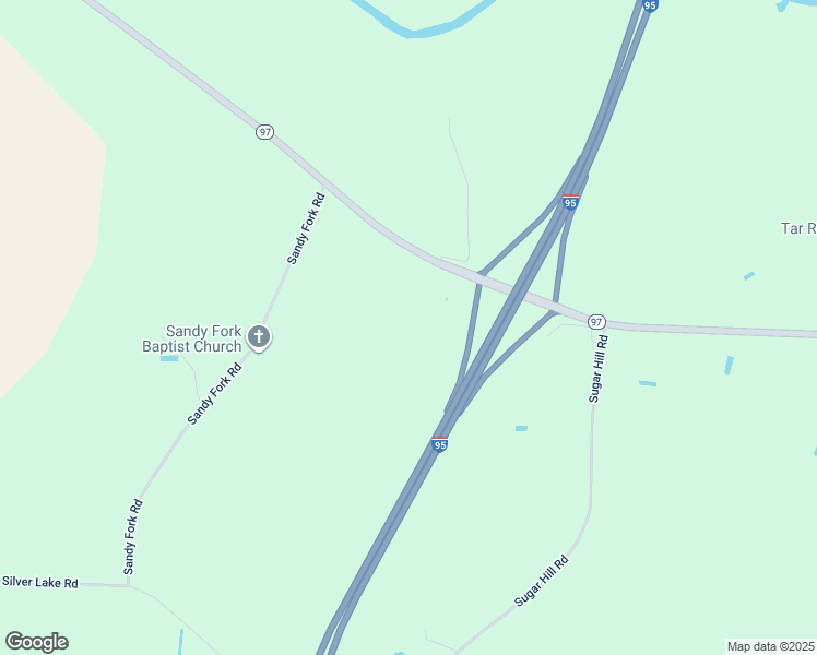 map of restaurants, bars, coffee shops, grocery stores, and more near Interstate 95 in Wilson