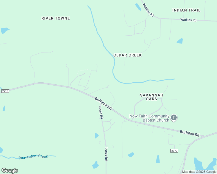 map of restaurants, bars, coffee shops, grocery stores, and more near 8533 Buffaloe Road in Knightdale