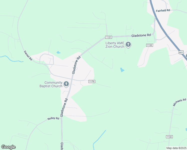 map of restaurants, bars, coffee shops, grocery stores, and more near 1129 Daniel Road in Mocksville