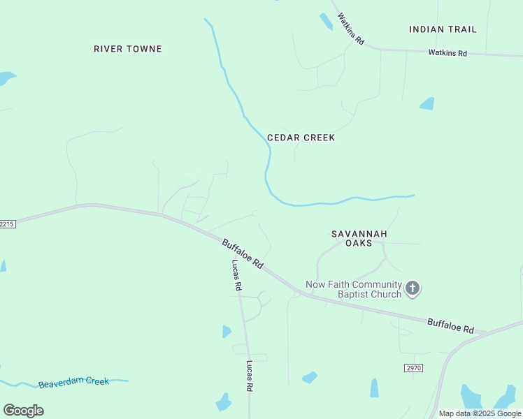 map of restaurants, bars, coffee shops, grocery stores, and more near 8533 Buffaloe Road in Knightdale