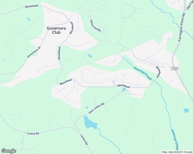 map of restaurants, bars, coffee shops, grocery stores, and more near 85408 Dudley in Chapel Hill