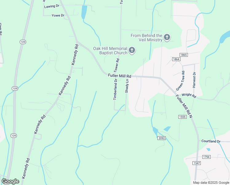 map of restaurants, bars, coffee shops, grocery stores, and more near Timberland Drive in Thomasville