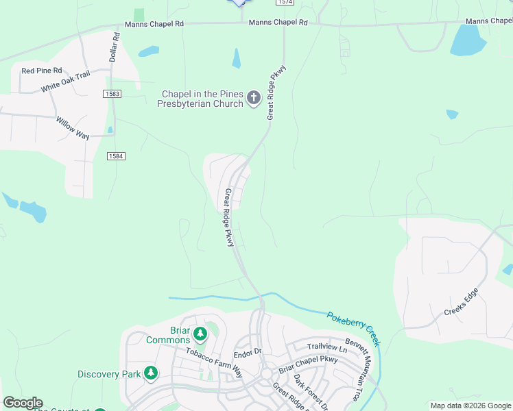 map of restaurants, bars, coffee shops, grocery stores, and more near 232 Monteith Drive in Chapel Hill