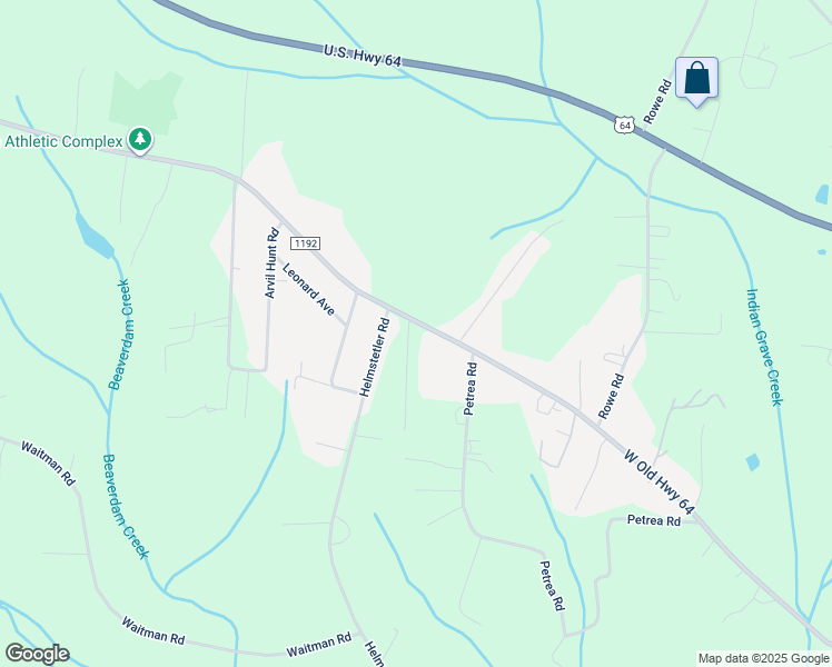 map of restaurants, bars, coffee shops, grocery stores, and more near 115 Honey Bee Drive in Lexington