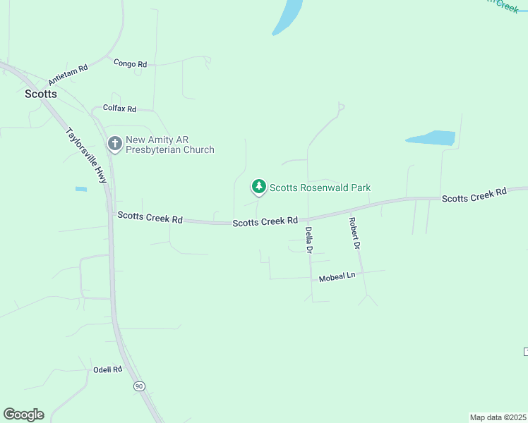 map of restaurants, bars, coffee shops, grocery stores, and more near 1370 Scotts Creek Road in Statesville