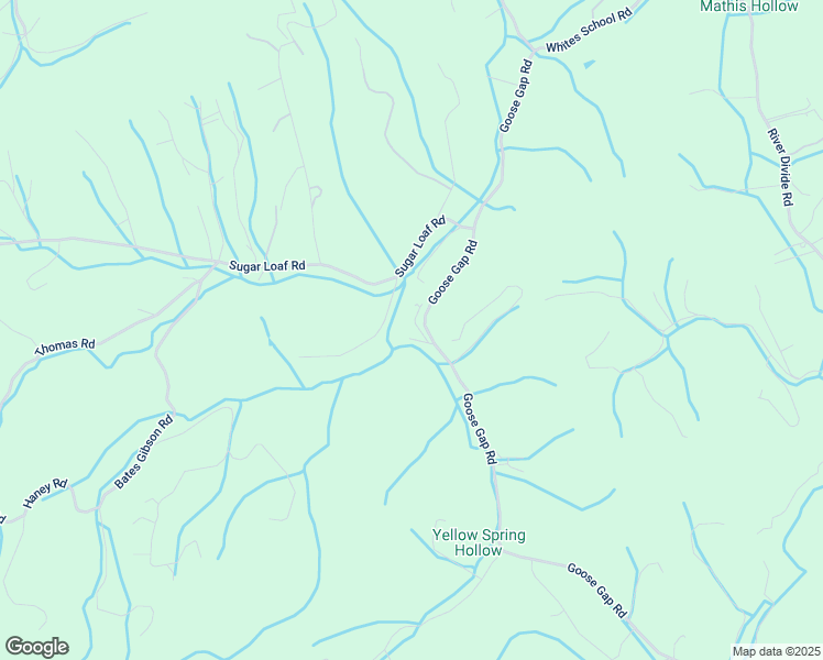map of restaurants, bars, coffee shops, grocery stores, and more near 984 Goose Gap Road in Sevierville