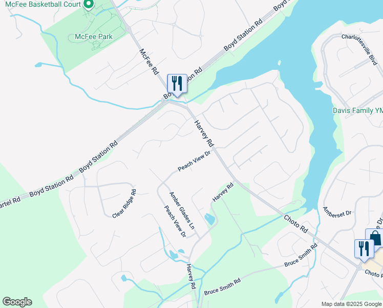 map of restaurants, bars, coffee shops, grocery stores, and more near 12809 Peach View Drive in Knoxville