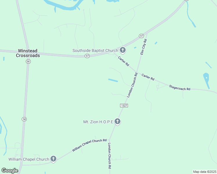 map of restaurants, bars, coffee shops, grocery stores, and more near 5026 Forest Road in Elm City