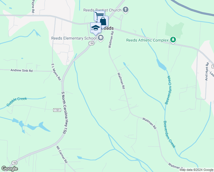 map of restaurants, bars, coffee shops, grocery stores, and more near 250 Avalon Drive in Lexington