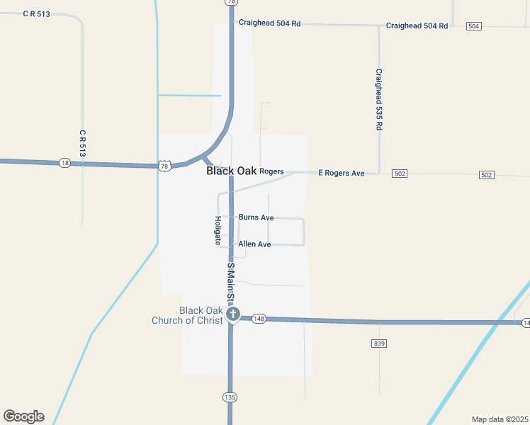 map of restaurants, bars, coffee shops, grocery stores, and more near 200 Gregg in Black Oak