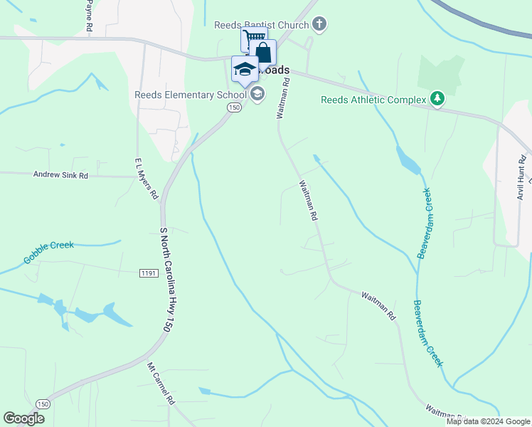 map of restaurants, bars, coffee shops, grocery stores, and more near 250 Avalon Drive in Lexington