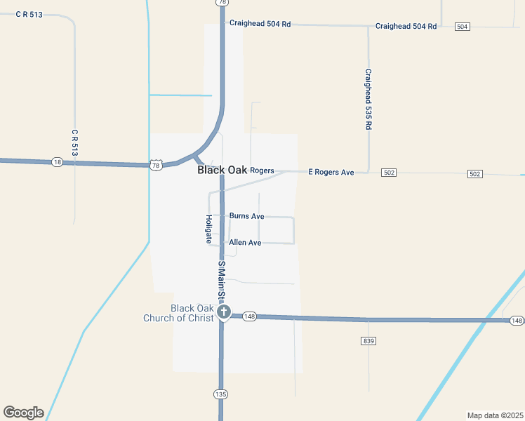 map of restaurants, bars, coffee shops, grocery stores, and more near 200 Gregg in Black Oak